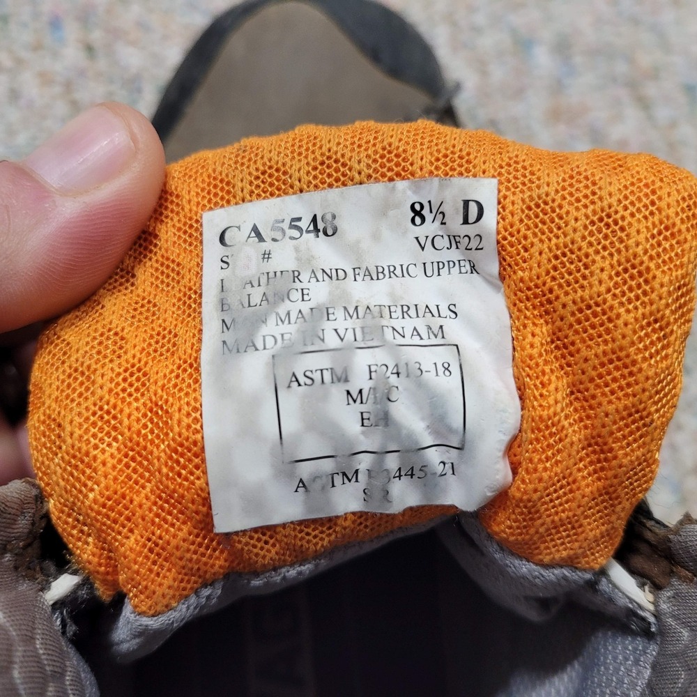 Carolina Boots Mens 8.5 D Brown‎ Duke Waterproof Composite Toe Hiker Work Shoe - Picture 8 of 12